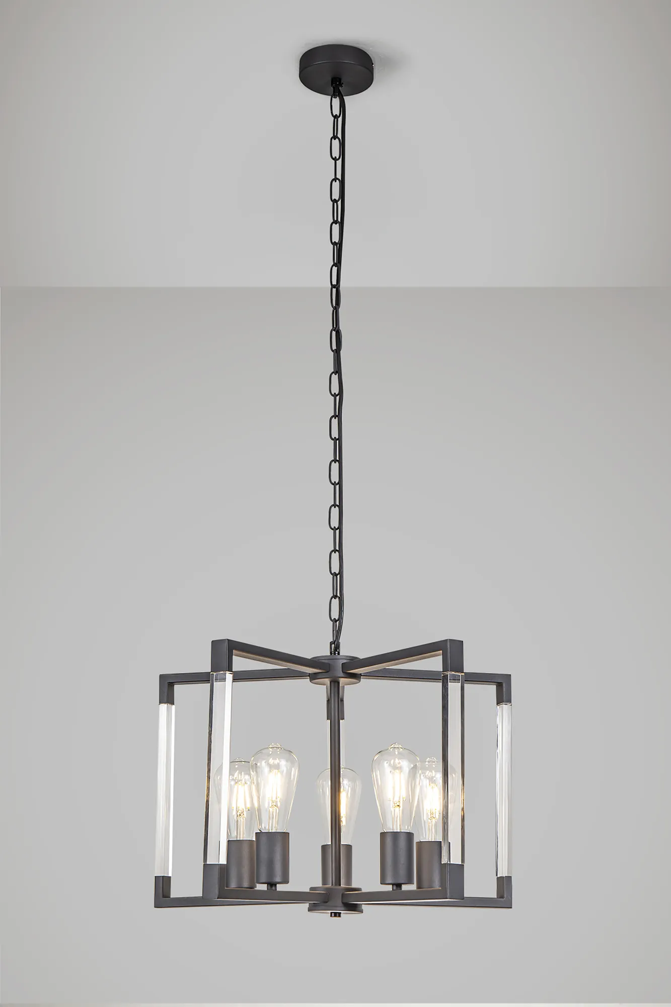 Canto Graphite Ceiling Lights Diyas Multi Arm Fittings